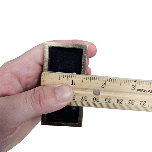 Vintage Brass Sewing‎ Machine Mini Clock Quartz Movement Not Tested Need Battery - Picture 8 of 10